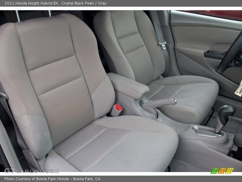 Crystal Black Pearl / Gray 2011 Honda Insight Hybrid EX