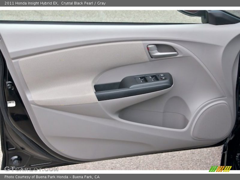 Crystal Black Pearl / Gray 2011 Honda Insight Hybrid EX