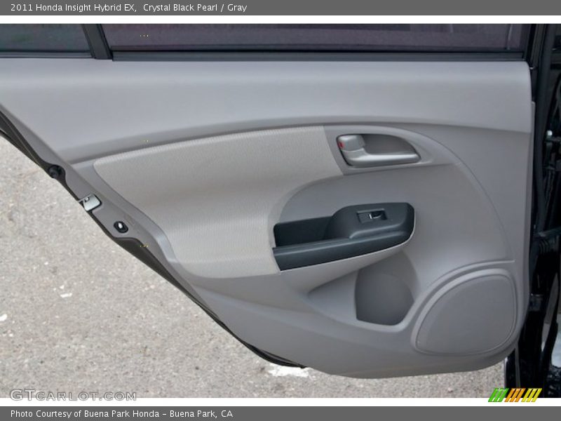 Crystal Black Pearl / Gray 2011 Honda Insight Hybrid EX