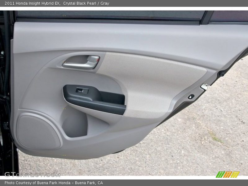 Crystal Black Pearl / Gray 2011 Honda Insight Hybrid EX