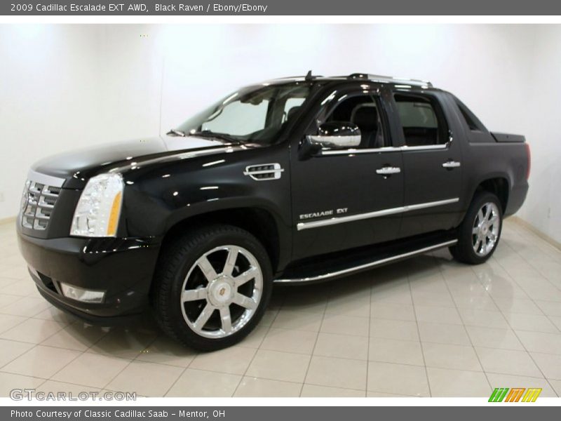 Black Raven / Ebony/Ebony 2009 Cadillac Escalade EXT AWD