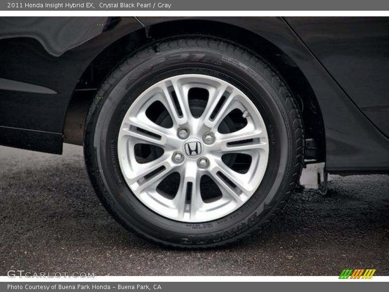 Crystal Black Pearl / Gray 2011 Honda Insight Hybrid EX