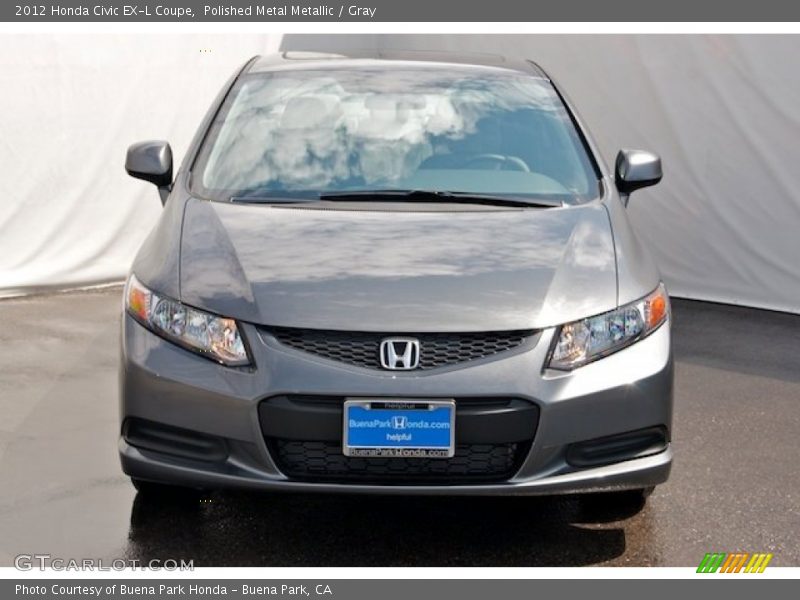 Polished Metal Metallic / Gray 2012 Honda Civic EX-L Coupe