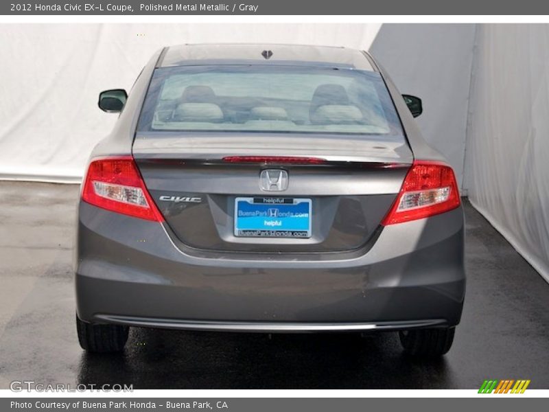 Polished Metal Metallic / Gray 2012 Honda Civic EX-L Coupe