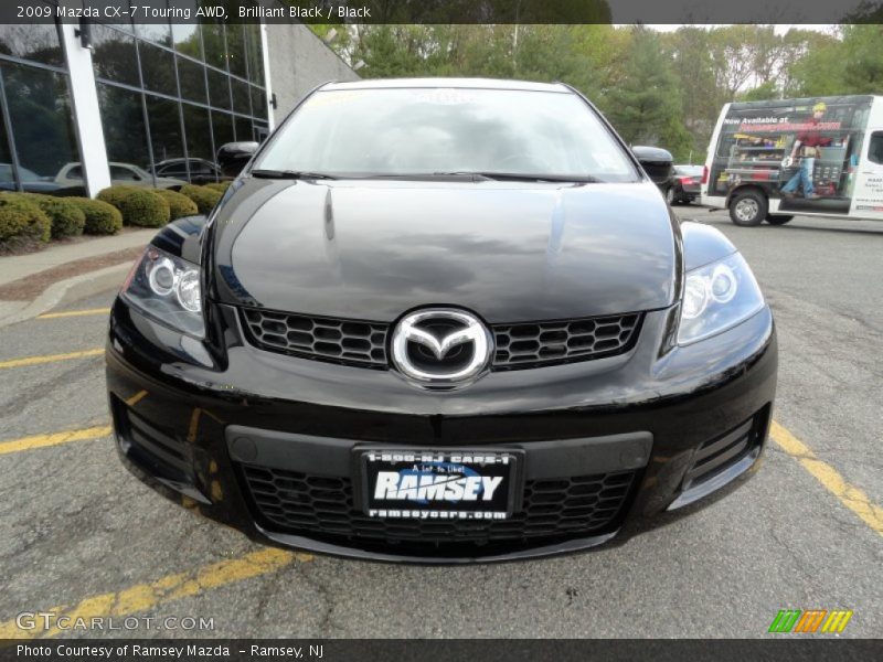 Brilliant Black / Black 2009 Mazda CX-7 Touring AWD