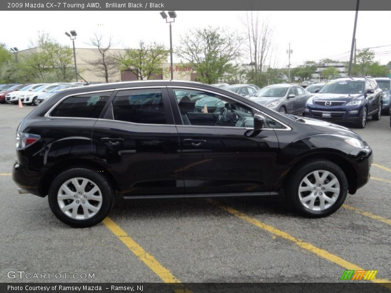 Brilliant Black / Black 2009 Mazda CX-7 Touring AWD