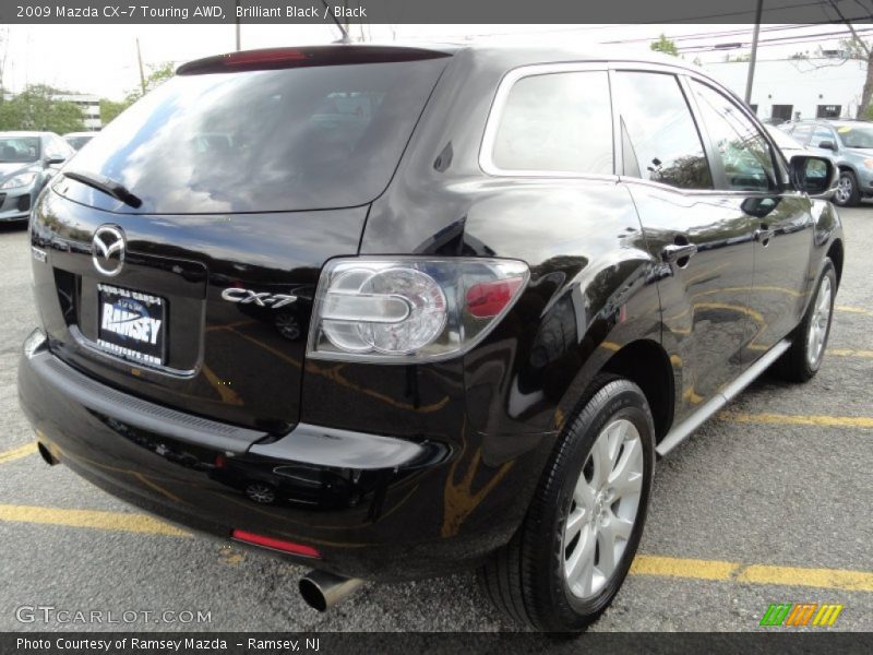 Brilliant Black / Black 2009 Mazda CX-7 Touring AWD