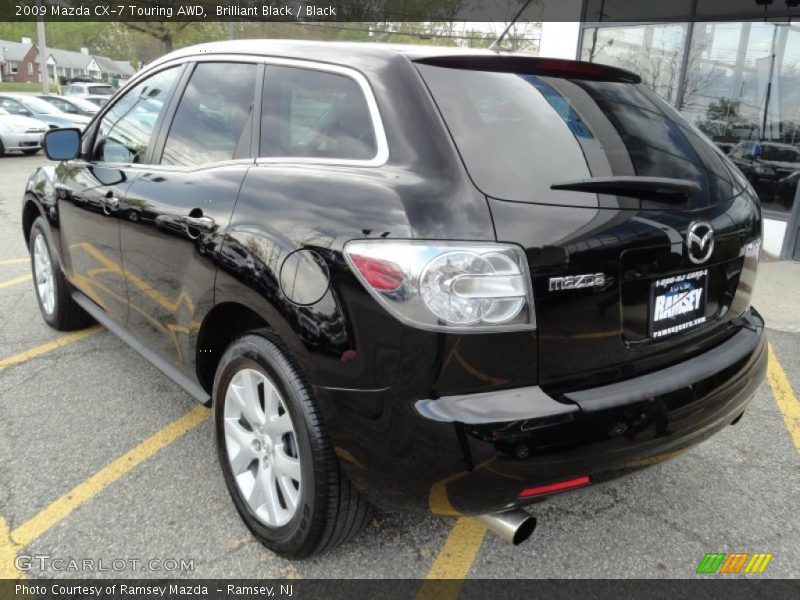 Brilliant Black / Black 2009 Mazda CX-7 Touring AWD