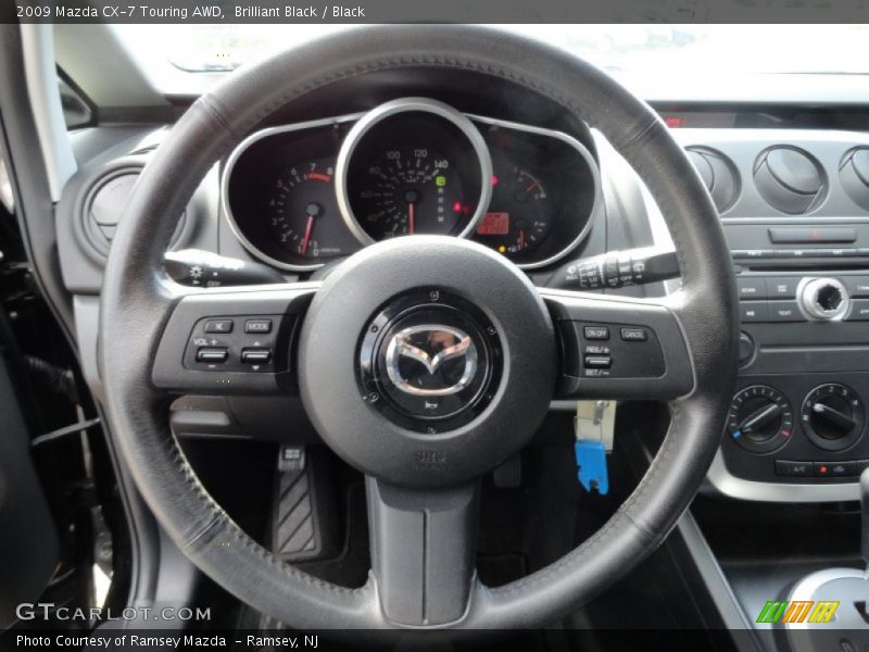 Brilliant Black / Black 2009 Mazda CX-7 Touring AWD