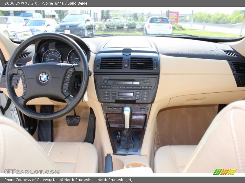 Alpine White / Sand Beige 2006 BMW X3 3.0i