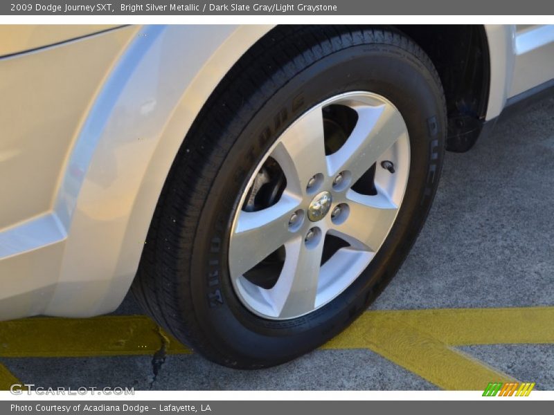 Bright Silver Metallic / Dark Slate Gray/Light Graystone 2009 Dodge Journey SXT