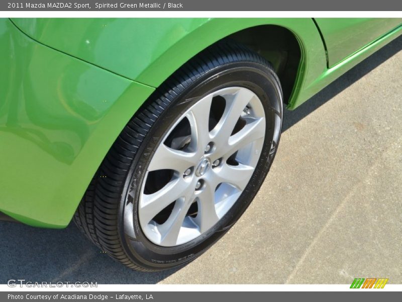 Spirited Green Metallic / Black 2011 Mazda MAZDA2 Sport