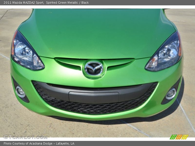 Spirited Green Metallic / Black 2011 Mazda MAZDA2 Sport