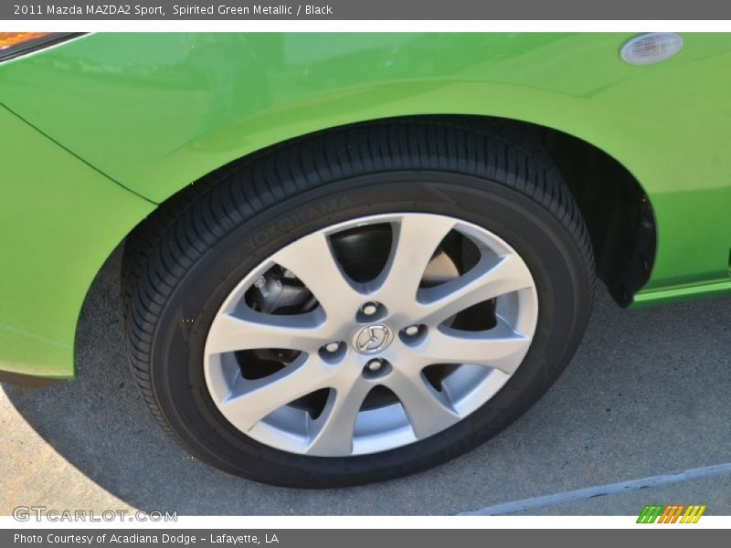 Spirited Green Metallic / Black 2011 Mazda MAZDA2 Sport