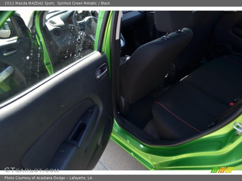 Spirited Green Metallic / Black 2011 Mazda MAZDA2 Sport