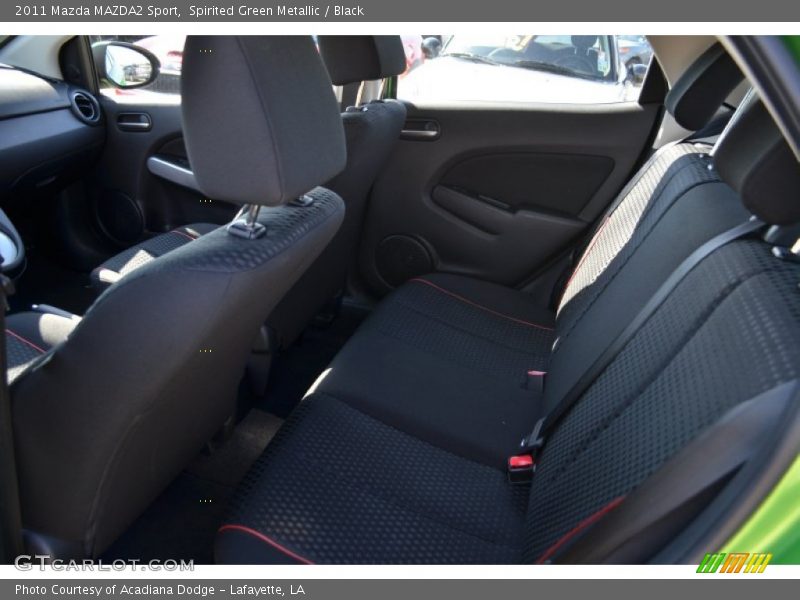 Spirited Green Metallic / Black 2011 Mazda MAZDA2 Sport