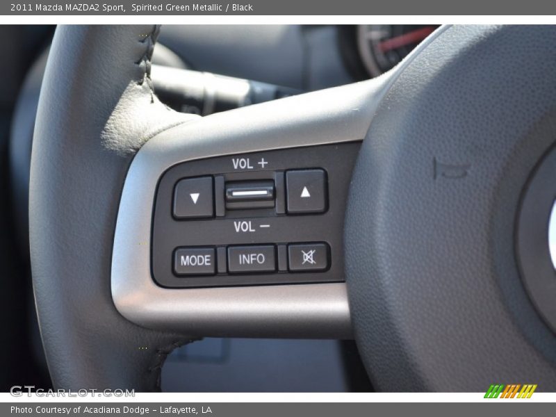 Spirited Green Metallic / Black 2011 Mazda MAZDA2 Sport