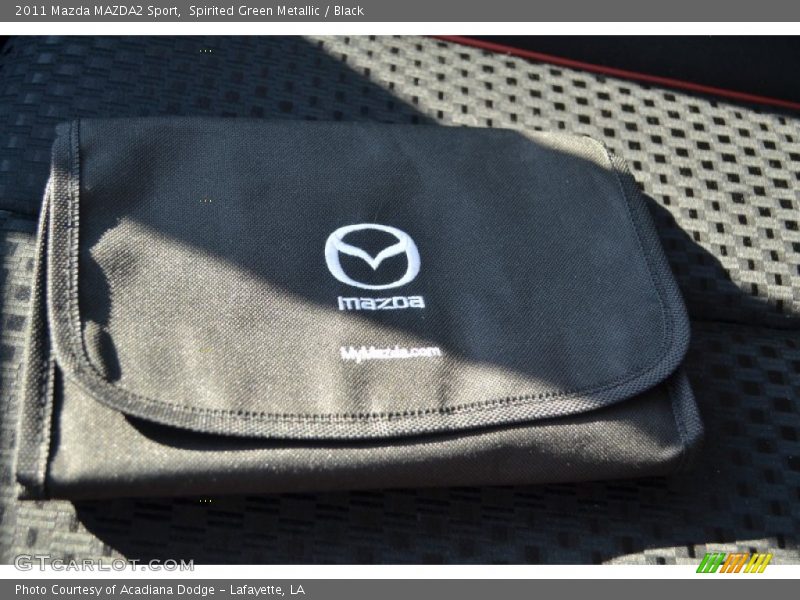 Spirited Green Metallic / Black 2011 Mazda MAZDA2 Sport