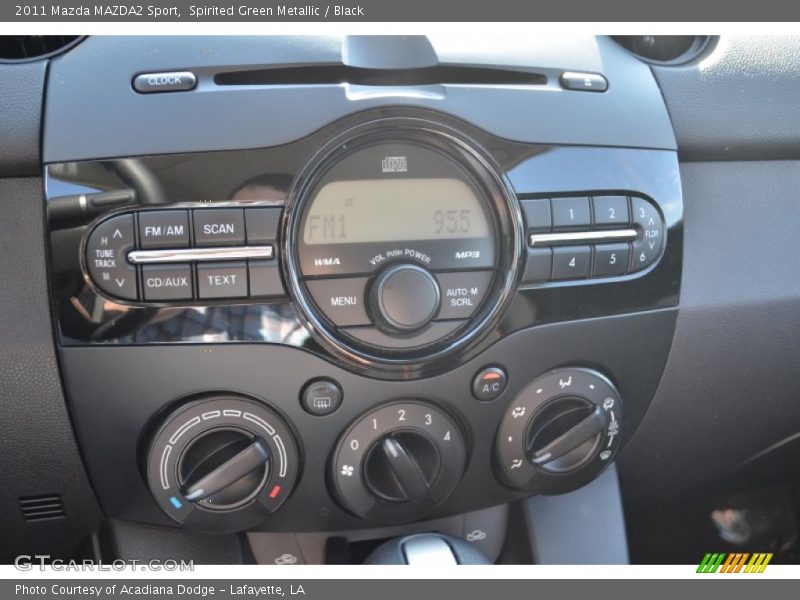 Spirited Green Metallic / Black 2011 Mazda MAZDA2 Sport
