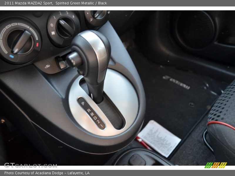 Spirited Green Metallic / Black 2011 Mazda MAZDA2 Sport