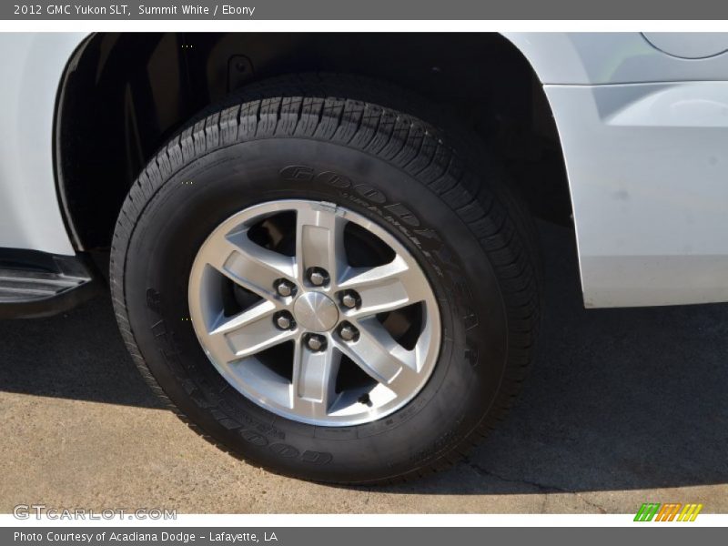 Summit White / Ebony 2012 GMC Yukon SLT
