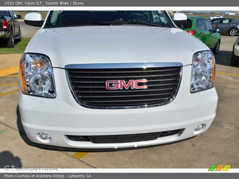 Summit White / Ebony 2012 GMC Yukon SLT