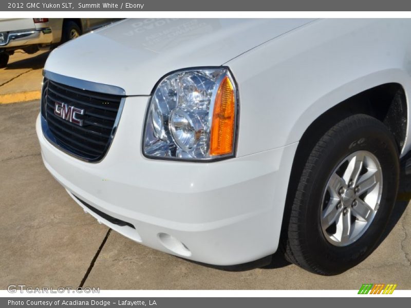 Summit White / Ebony 2012 GMC Yukon SLT