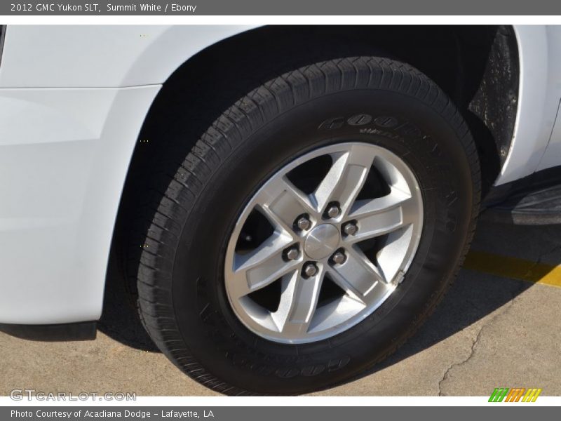 Summit White / Ebony 2012 GMC Yukon SLT