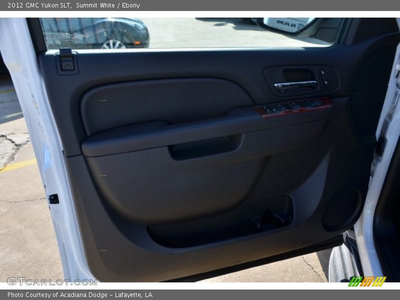 Summit White / Ebony 2012 GMC Yukon SLT