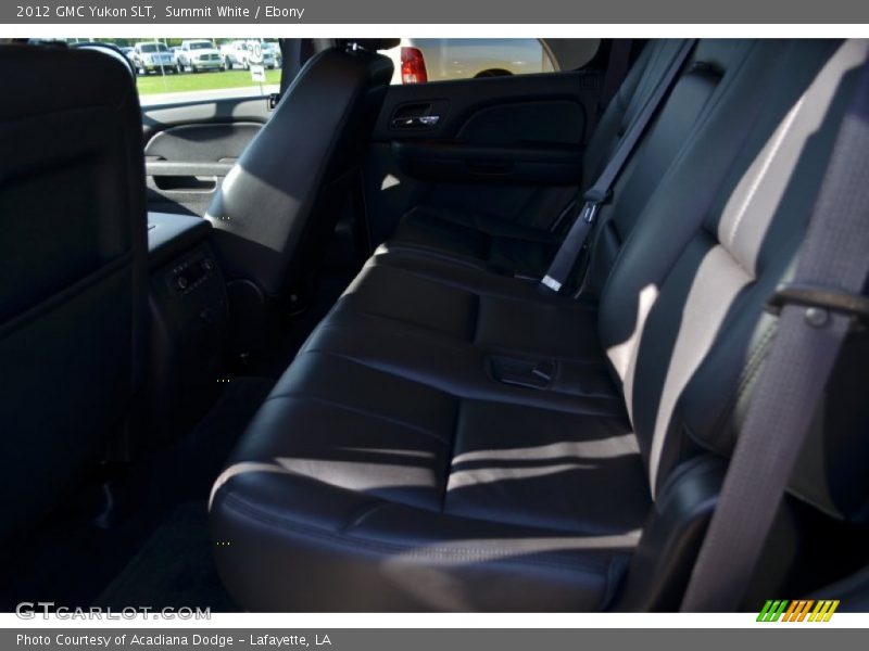 Summit White / Ebony 2012 GMC Yukon SLT