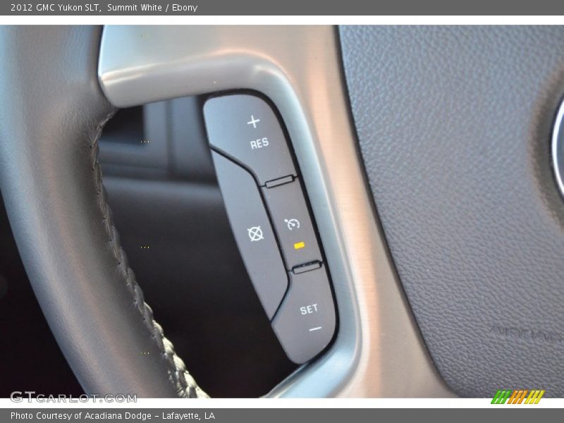 Summit White / Ebony 2012 GMC Yukon SLT