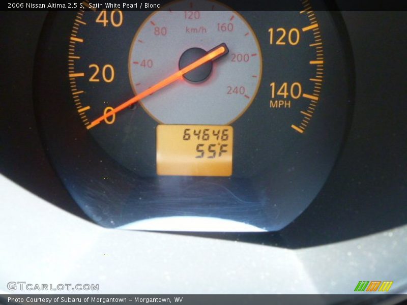 Satin White Pearl / Blond 2006 Nissan Altima 2.5 S