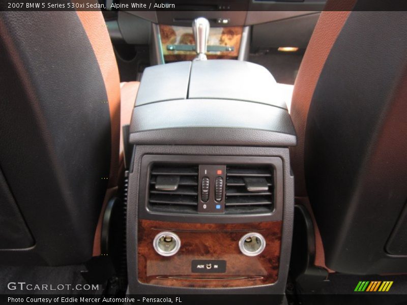 Alpine White / Auburn 2007 BMW 5 Series 530xi Sedan