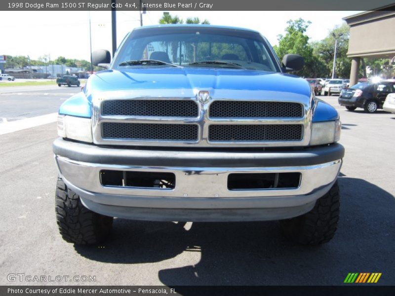 Intense Blue Pearl / Gray 1998 Dodge Ram 1500 ST Regular Cab 4x4