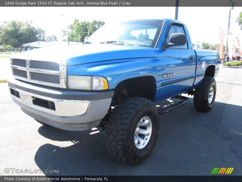 Intense Blue Pearl / Gray 1998 Dodge Ram 1500 ST Regular Cab 4x4
