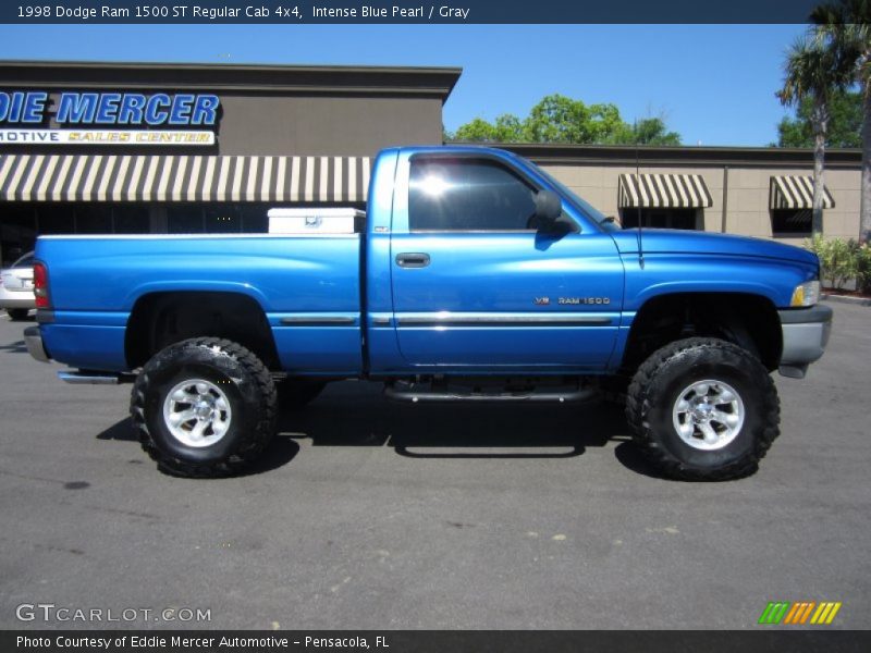 Intense Blue Pearl / Gray 1998 Dodge Ram 1500 ST Regular Cab 4x4