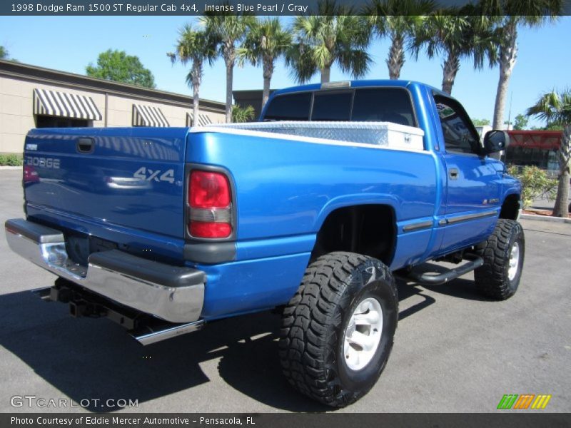 Intense Blue Pearl / Gray 1998 Dodge Ram 1500 ST Regular Cab 4x4