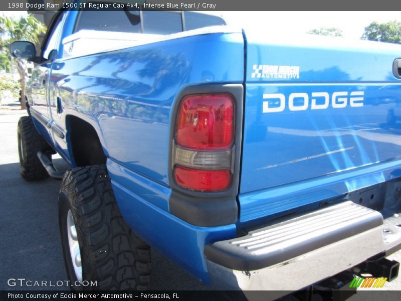 Intense Blue Pearl / Gray 1998 Dodge Ram 1500 ST Regular Cab 4x4