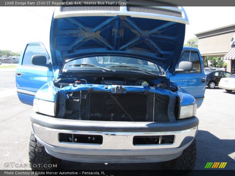 Intense Blue Pearl / Gray 1998 Dodge Ram 1500 ST Regular Cab 4x4