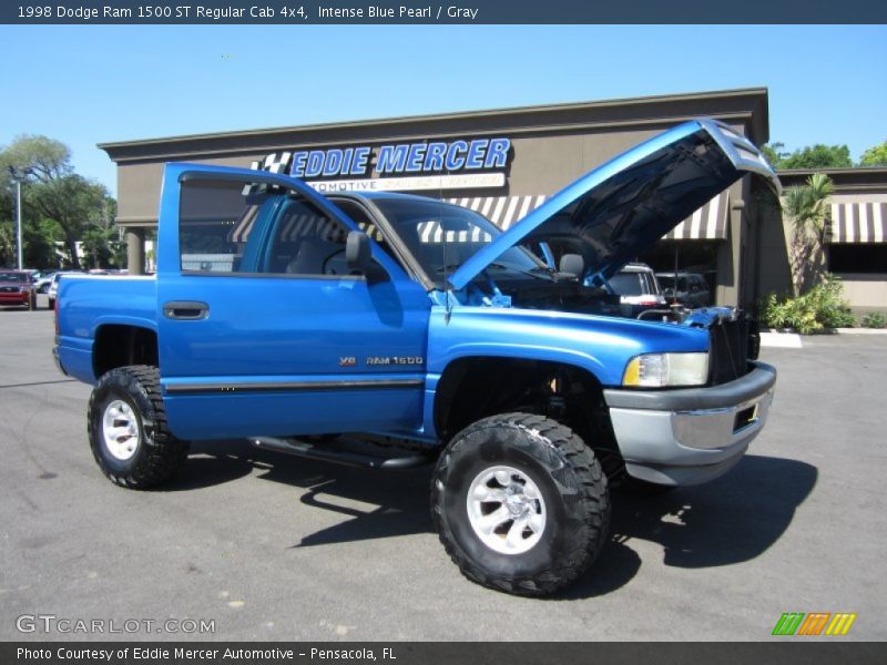 Intense Blue Pearl / Gray 1998 Dodge Ram 1500 ST Regular Cab 4x4
