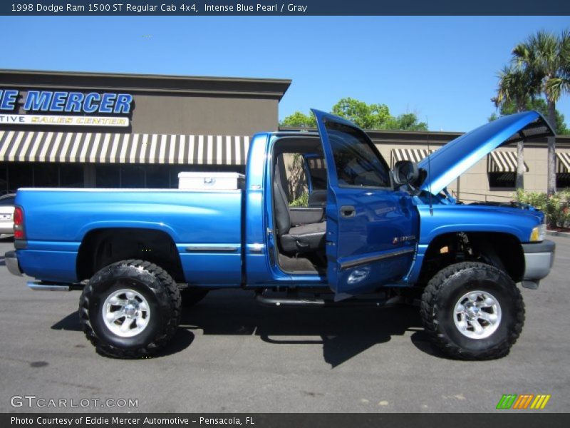 Intense Blue Pearl / Gray 1998 Dodge Ram 1500 ST Regular Cab 4x4
