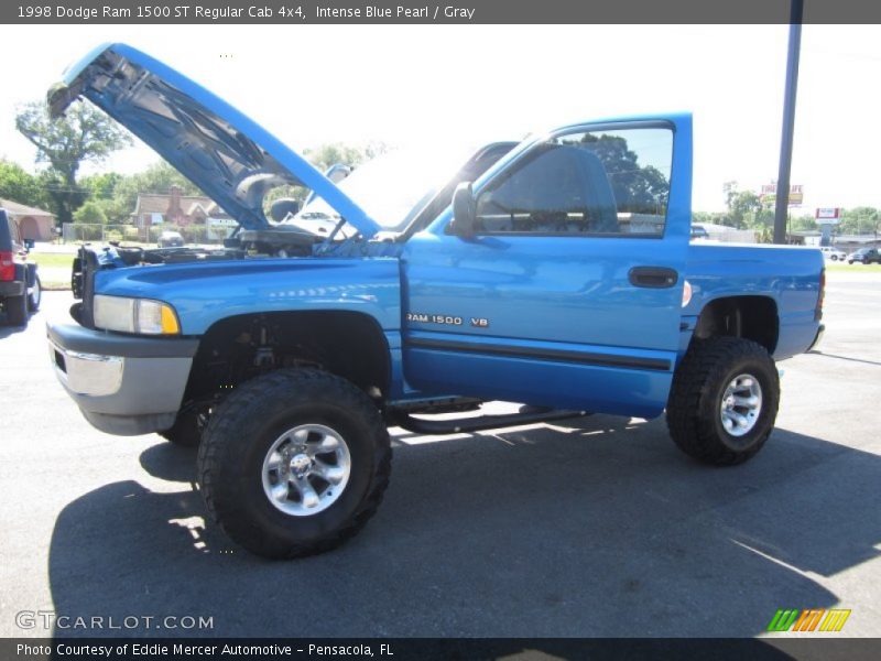 Intense Blue Pearl / Gray 1998 Dodge Ram 1500 ST Regular Cab 4x4