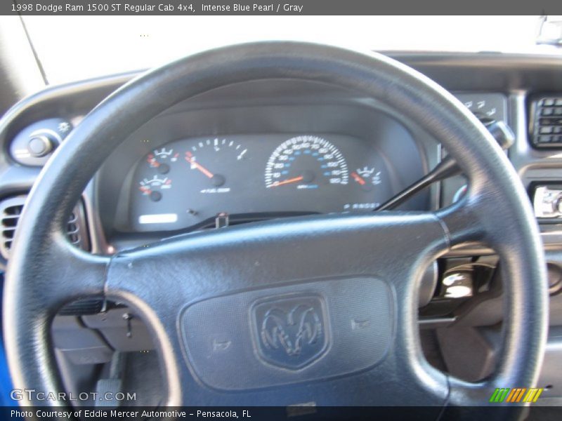 Intense Blue Pearl / Gray 1998 Dodge Ram 1500 ST Regular Cab 4x4