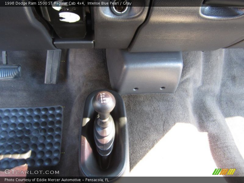 Intense Blue Pearl / Gray 1998 Dodge Ram 1500 ST Regular Cab 4x4