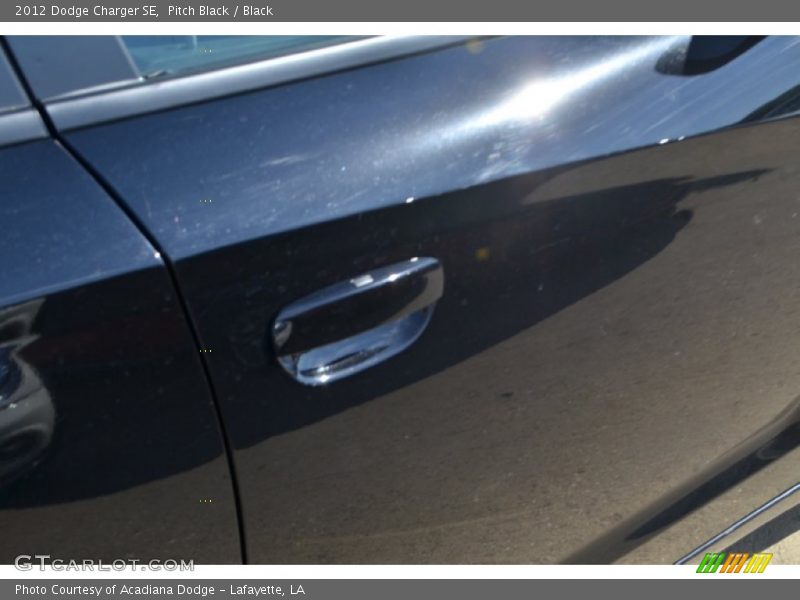 Pitch Black / Black 2012 Dodge Charger SE