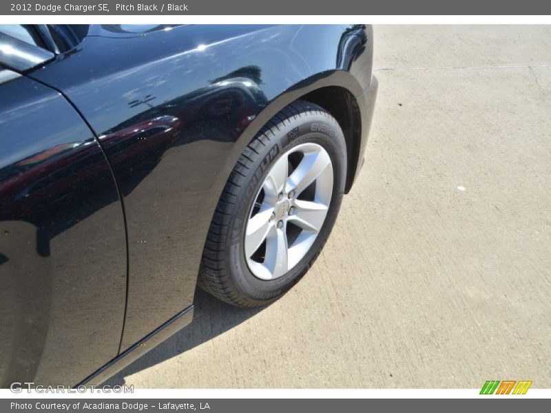 Pitch Black / Black 2012 Dodge Charger SE