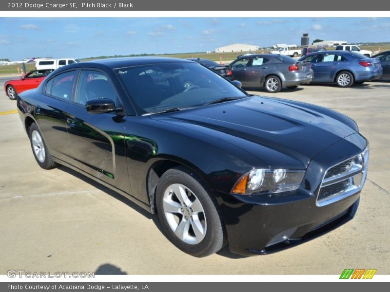 Pitch Black / Black 2012 Dodge Charger SE