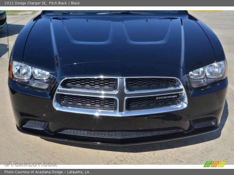 Pitch Black / Black 2012 Dodge Charger SE