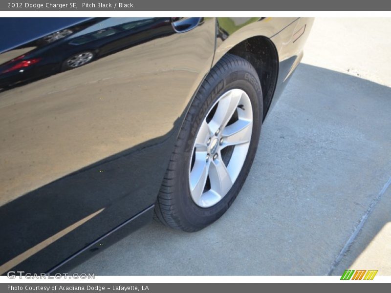 Pitch Black / Black 2012 Dodge Charger SE
