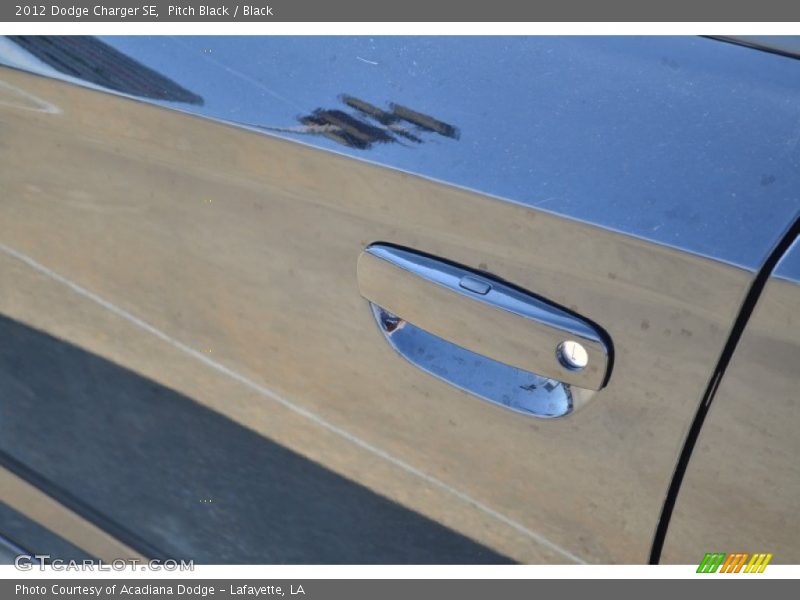 Pitch Black / Black 2012 Dodge Charger SE